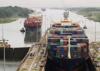 Capacidad de carga en buques portacontenedores se reduce ante sequía en el Canal de Panamá