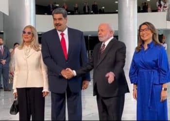 Maduro se reunió con Lula en Planalto