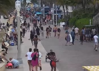 Tiroteo en la playa de Hollywood deja varios heridos y un sospechoso detenido