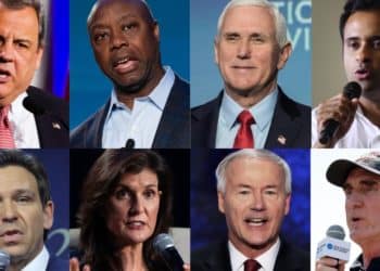 Precandidatos republicanos debatieron sus propuestas a la sombra de Donald Trump