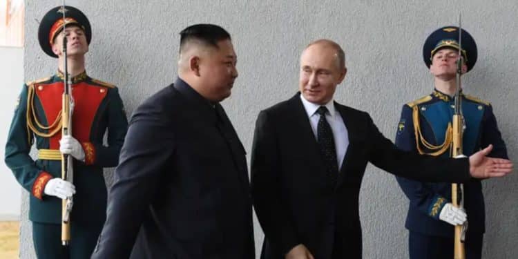 Kim Jong-un y Vladimir Putin podrían cerrar acuerdo para venta de municiones a Rusia