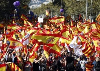 60.000 madrileños marcharon el domingo para rechazar posible amnistía a líderes independentistas