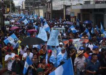 Paro nacional en Guatemala cumple una semana: Exigen renuncia de Fiscal General