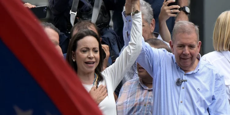 Maria Corina Machado y Edmundo González
