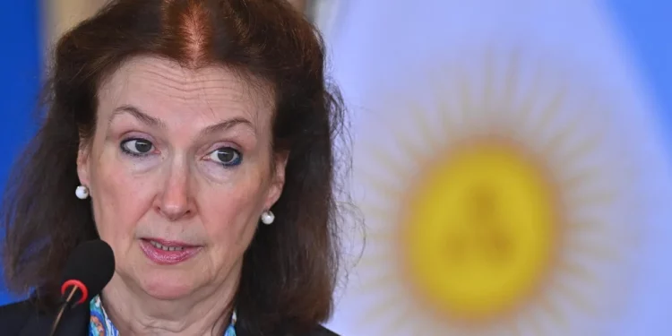 Diana Mondino Canciller Argentina