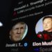 Elon Musk y Donald Trump en X