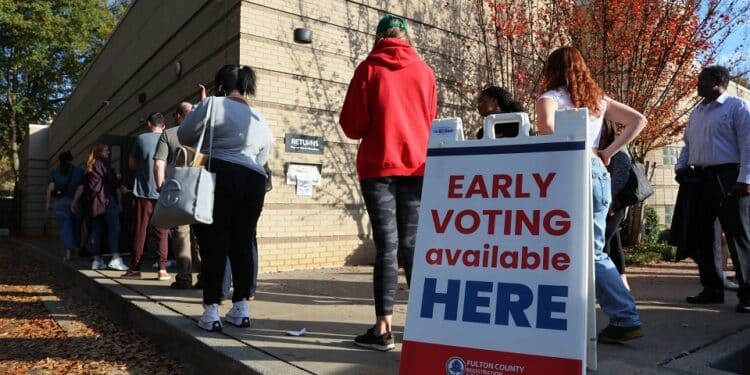 Elecciones EEUU: Voto anticipado en Georgia rompe récords y supera ya el millón