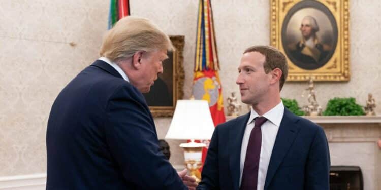Meta dona un millón de dólares al fondo inaugural de Donald Trump