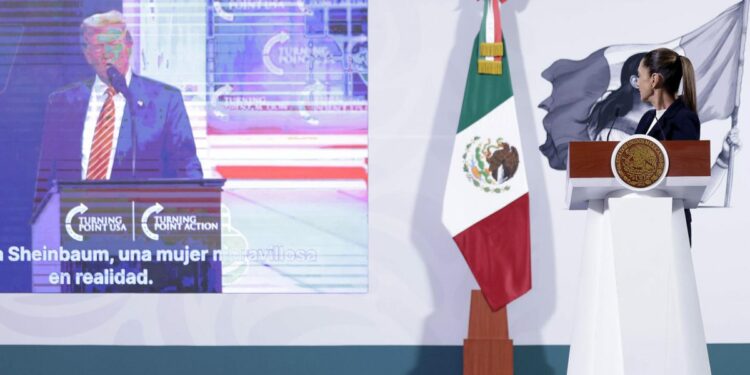 Sheinbaum y Trump hablan por teléfono para tratar «temas comerciales»