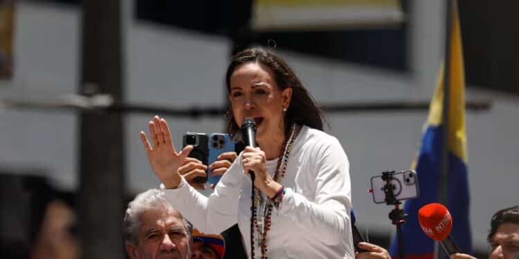 María Corina Machado pide más acciones de EE.UU contra Nicolás Maduro