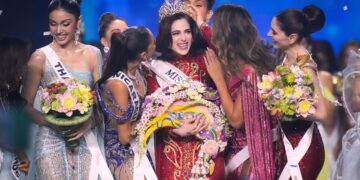 La mexicana Fátima Bosch en el certamen Miss Universo