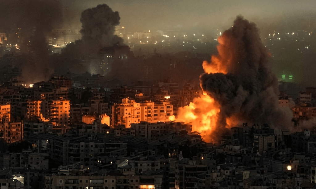 Ataque de Israel en contra de Hezbolá en el Líbano.