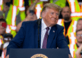 Trump asegura que Venezuela está feliz durante un discurso