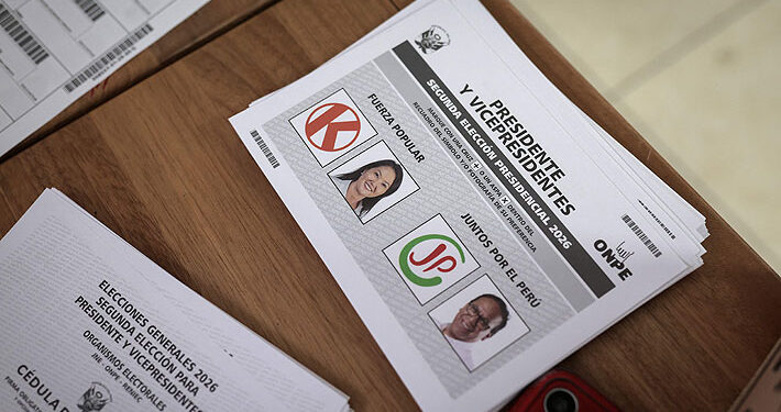 Elecciones Perú papeleta