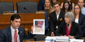 El congresista Gill encaró a la directora del Museo Smithsonian durante una audiencia.