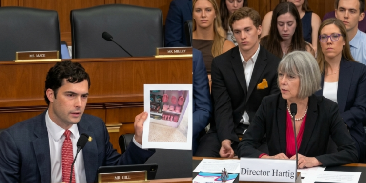 El congresista Gill encaró a la directora del Museo Smithsonian durante una audiencia.